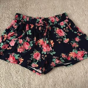 Soft drawstring shorts